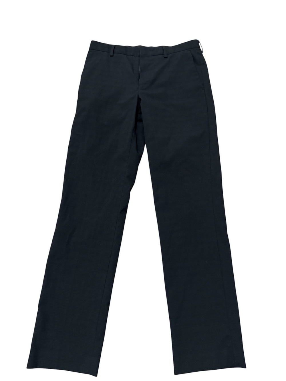 Murano Men's Dark Black Straight-Leg Dress Pants